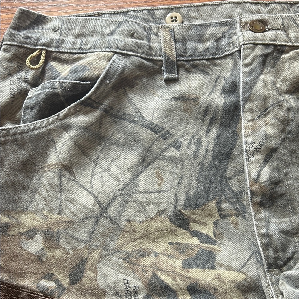 Wrangler Rugged Wear Brush Guard Water Resistant Camouflage & Brown Pants 40x34 - Picture 5 of 8